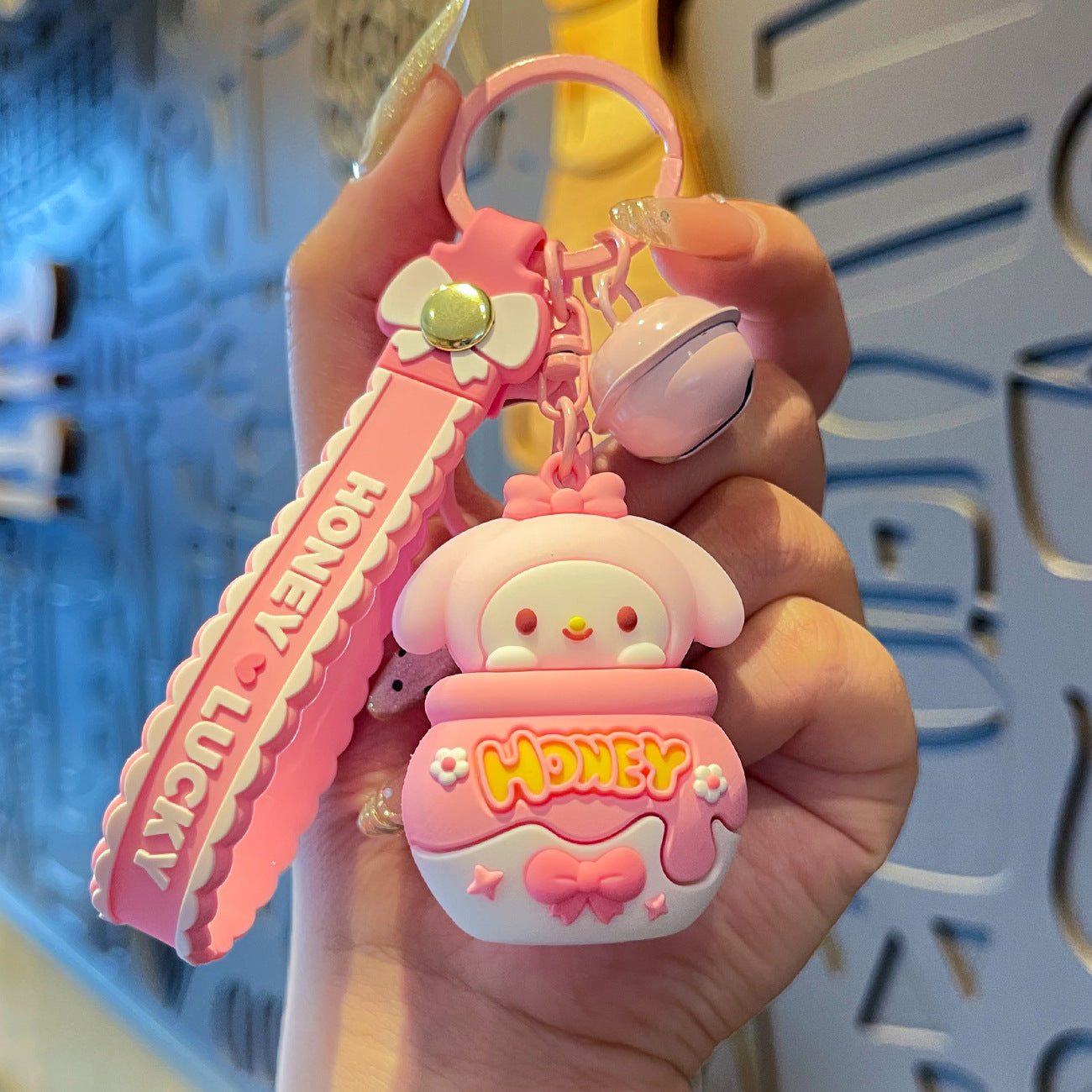 My Melody - Honey Pot Keychain