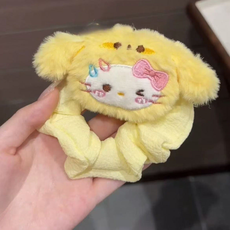 Sanrio HELLO KITTY Mini Cupcake Plush Hair Clip & Hair Band