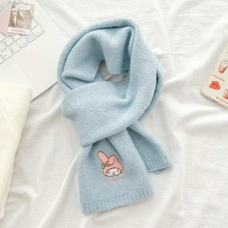 My Melody - Knitted wool scarf