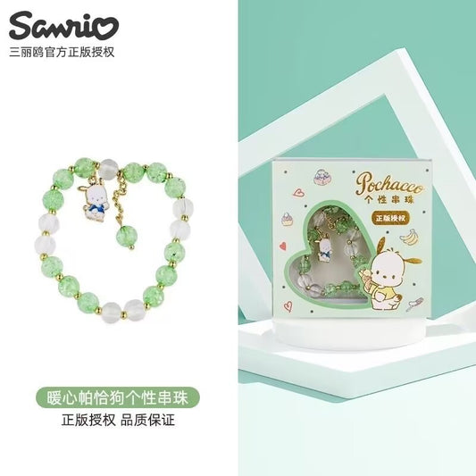 Pochacco crystal bracelet