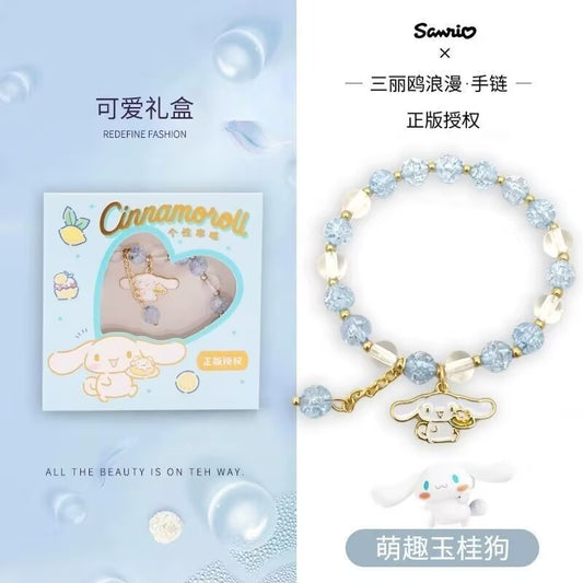 Cinnamoroll crystal bracelet