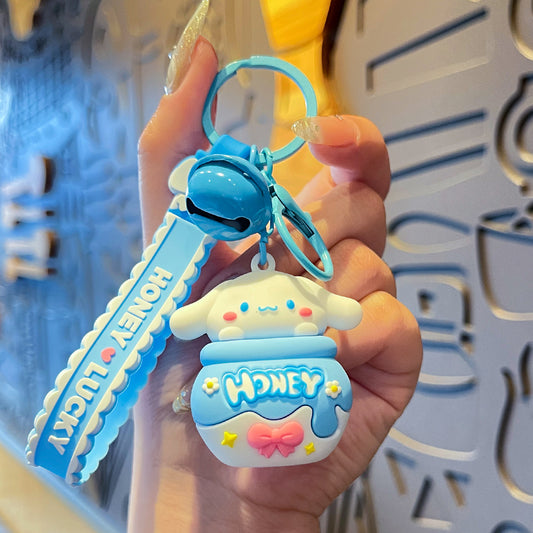 Cinnamoroll-Bee jar key chain