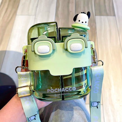 Pochacco - Portable Double Water Bottle