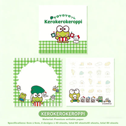 Sanrio Small Grid Notepad - Office Memo & Reminder Notes