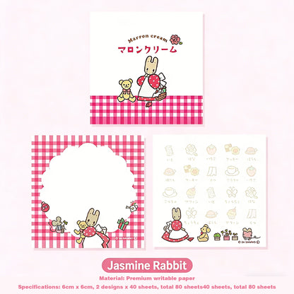 Sanrio Small Grid Notepad - Office Memo & Reminder Notes
