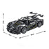 1:14 City Remote Compete in Speed Racing Building Block RC Drift Racing Supercar Brick Children Toy Gifts