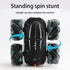 Remote Control Tumbling Stunt Double-sided Car  Rotating Charging Light Drift Racing Car