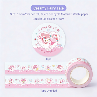 Sanrio Sticker Tape - DIY Decorative Materials for Planners