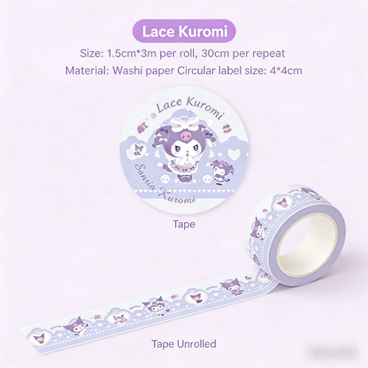 Sanrio Sticker Tape - DIY Decorative Materials for Planners