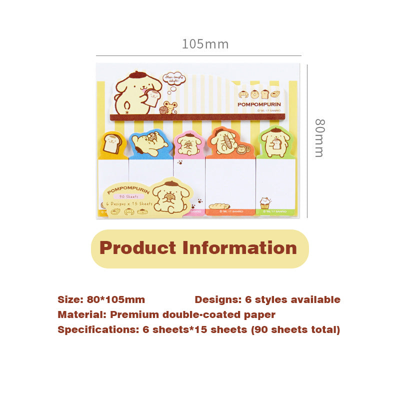 Sanrio Sticky Notes - Reusable Notes - Memo Stickers