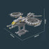 Science Fiction Raptor Attack Aircraft Bricks Toys
