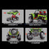 Off-road Jeep Wrangler 4x4 Toy Car Model Building Kit, All Terrain Off Roader Suv Set, Building Blocks And Engineering Toy