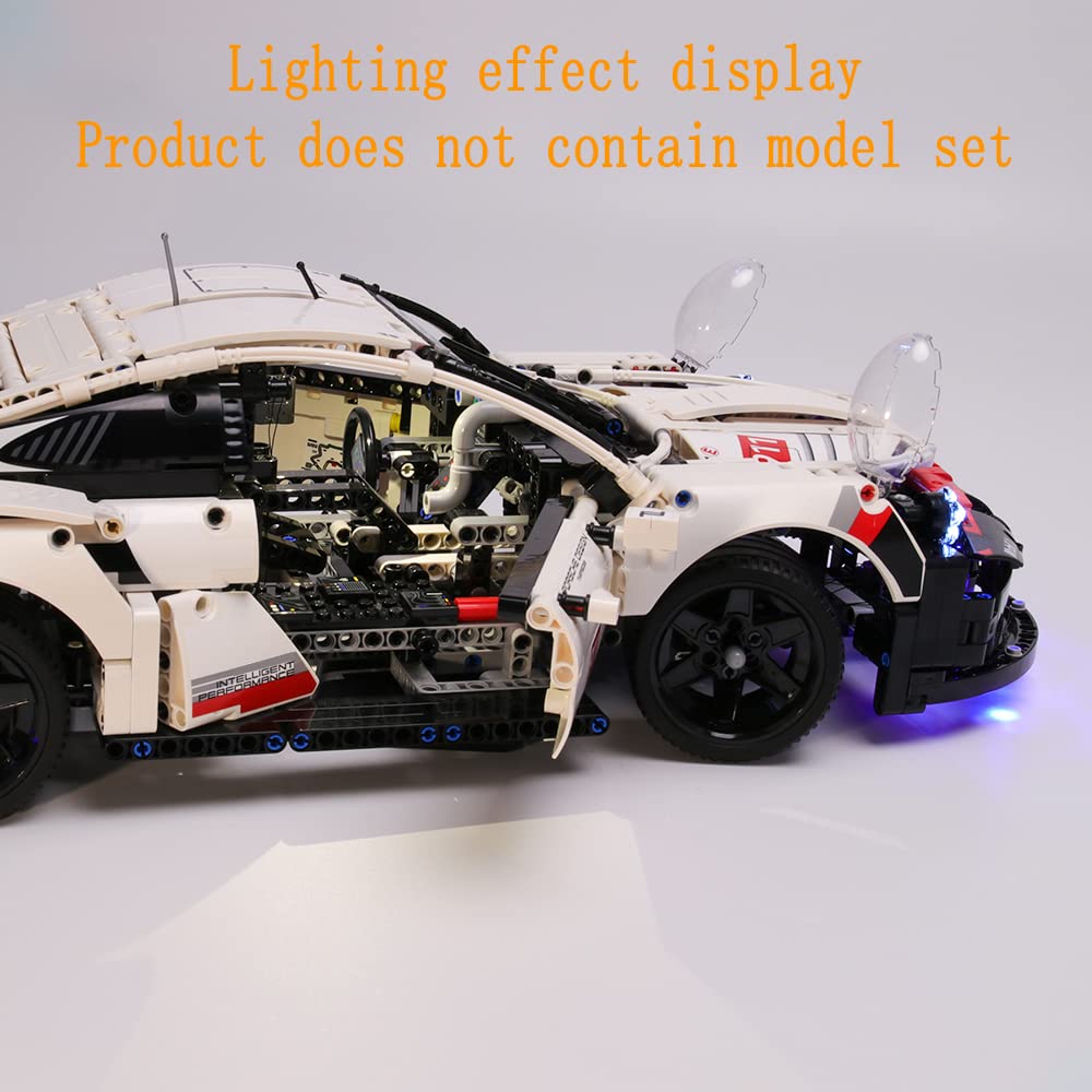 Led Lighting Kit for Technic sportcar 911 RSR