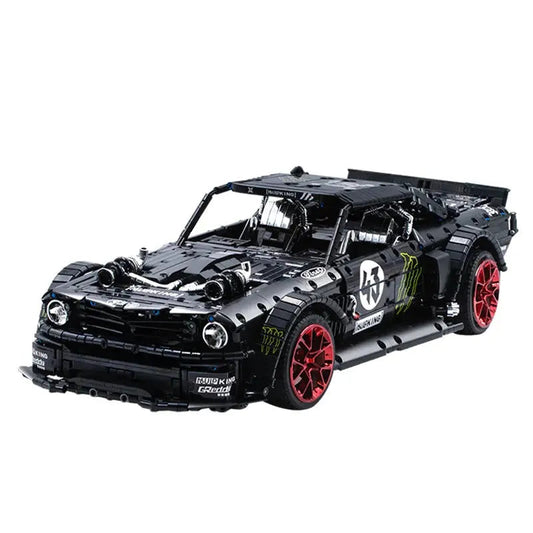 Classic Sports Car Mustang Hoonicorn V2 Bricks Toy