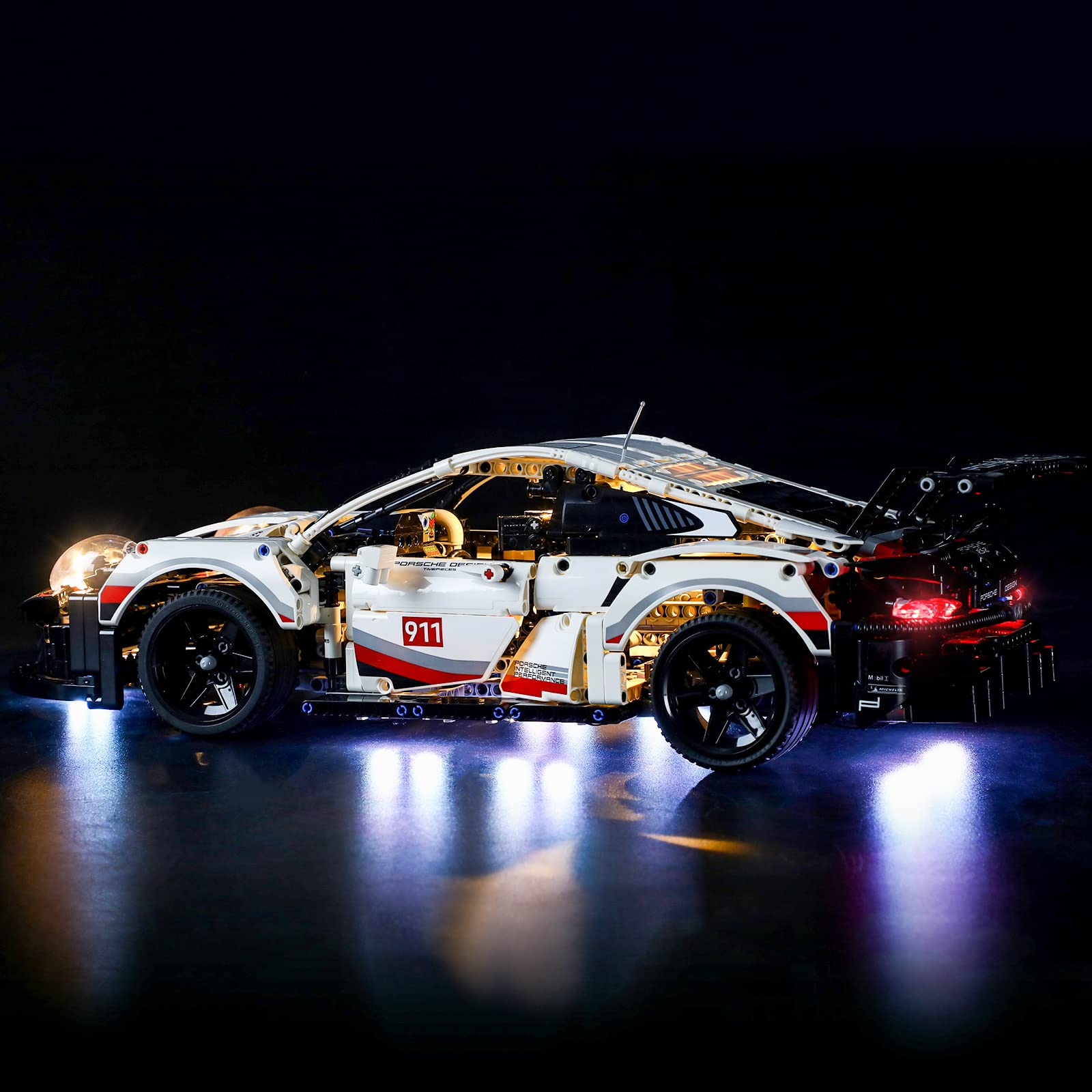 Led Lighting Kit for Technic sportcar 911 RSR