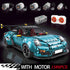 Technical Super Sports Car 1:8 Model City Racing Series DIY——Remote Control Light + Remote Control Power Unit