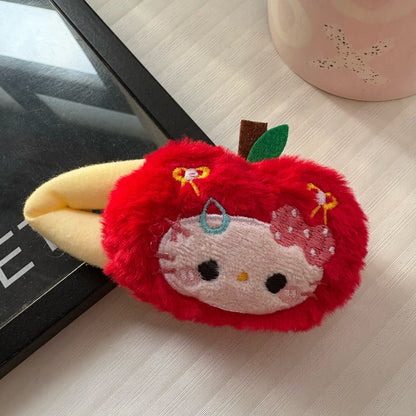Sanrio HELLO KITTY Creative Apple Hair Clip