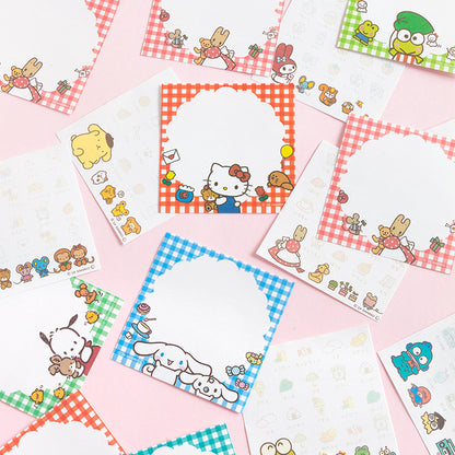 Sanrio Small Grid Notepad - Office Memo & Reminder Notes