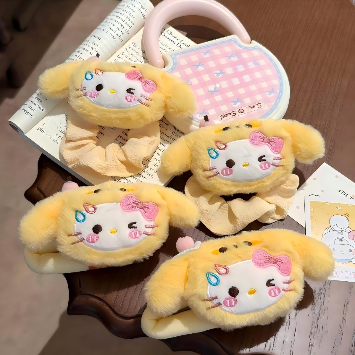 Sanrio HELLO KITTY Mini Cupcake Plush Hair Clip & Hair Band