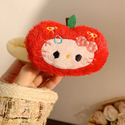 Sanrio HELLO KITTY Creative Apple Hair Clip