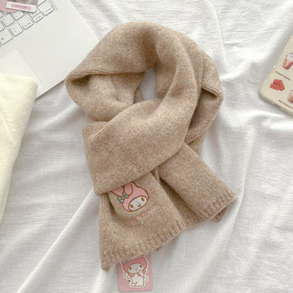 My Melody - Knitted wool scarf