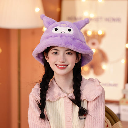 Kuromi - Plush bucket hat