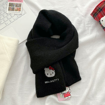 Hello Kitty - Knitted wool scarf