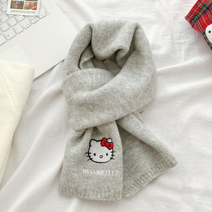 Hello Kitty - Knitted wool scarf
