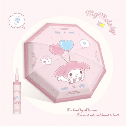 My Melody Tri-fold automatic umbrella