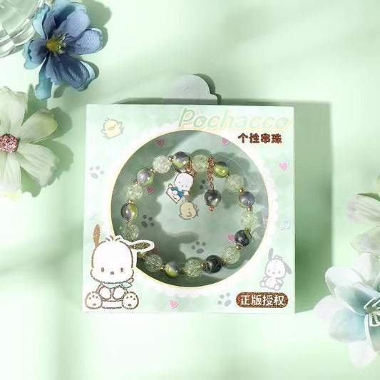 Pochacco crystal bracelet