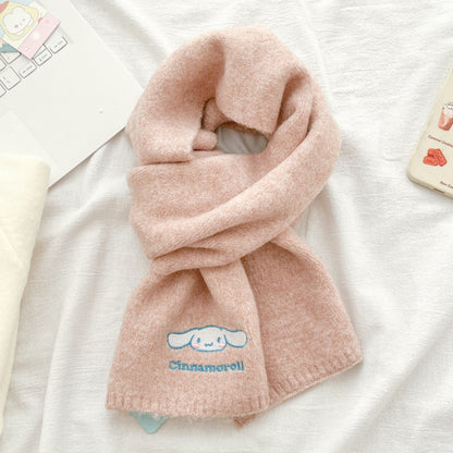 Cinnamoroll - Knitted wool scarf