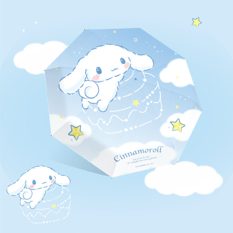 Cinnamoroll Tri-fold automatic umbrella