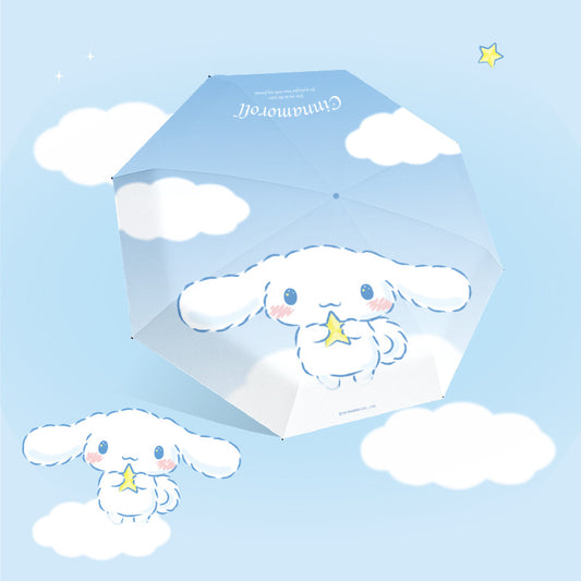 Cinnamoroll Tri-fold automatic umbrella