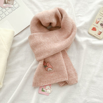 My Melody - Knitted wool scarf