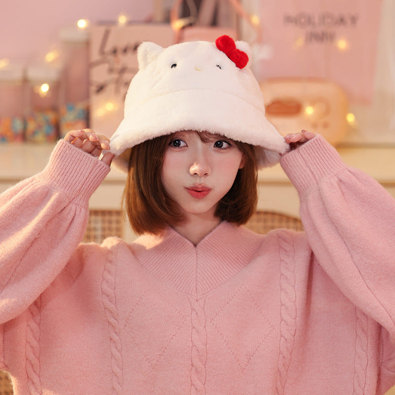 Hello Kitty - Plush bucket hat
