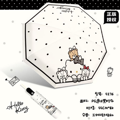 Hello Kitty Tri-fold automatic umbrella