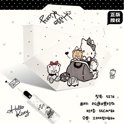 Hello Kitty Tri-fold automatic umbrella
