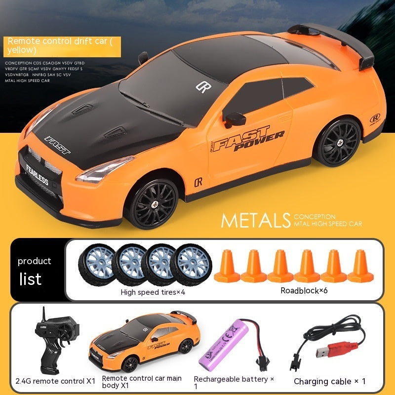 Remote Control Car Four-wheel Drive Drift Racing Car With Light Spray Boy Toy Remote Control Toy Car